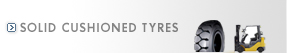 Solid cushioned tyres